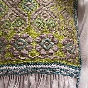 New! O’Kil Maya Mexican midi dress. Medium measurements. Beautiful details